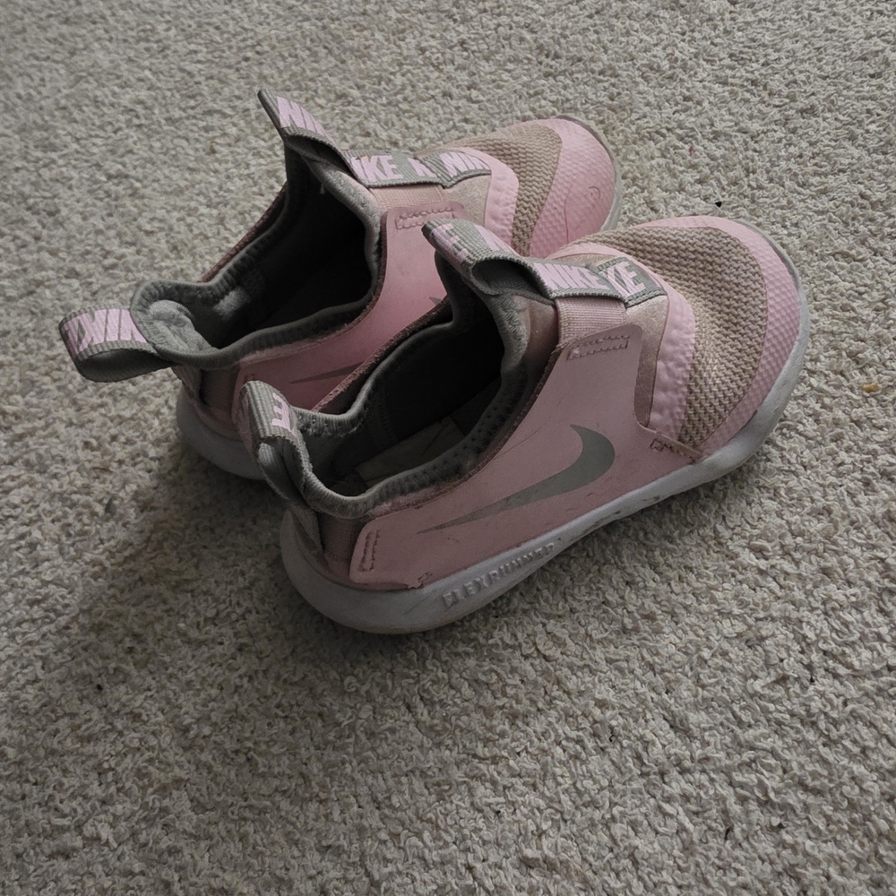 Nike Kids Pink Slip-On Shoes